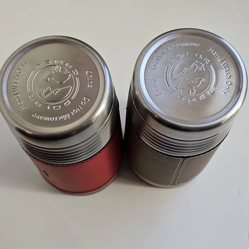 Polar Camel Tumbler Set, NWT, Red & Tan